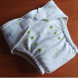 Fitted diaper - Leaves