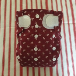 Diaper Cover - NB - Claret