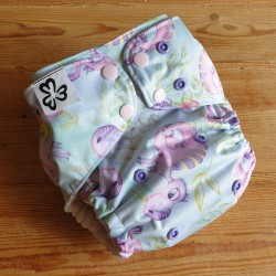 Pocket diaper - OS - Dino