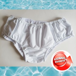 Adult swimming diaper - XXL White