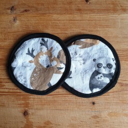 Extra breast pad - Forest animals